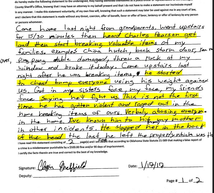 Excerpt from petition in PO-201-00015