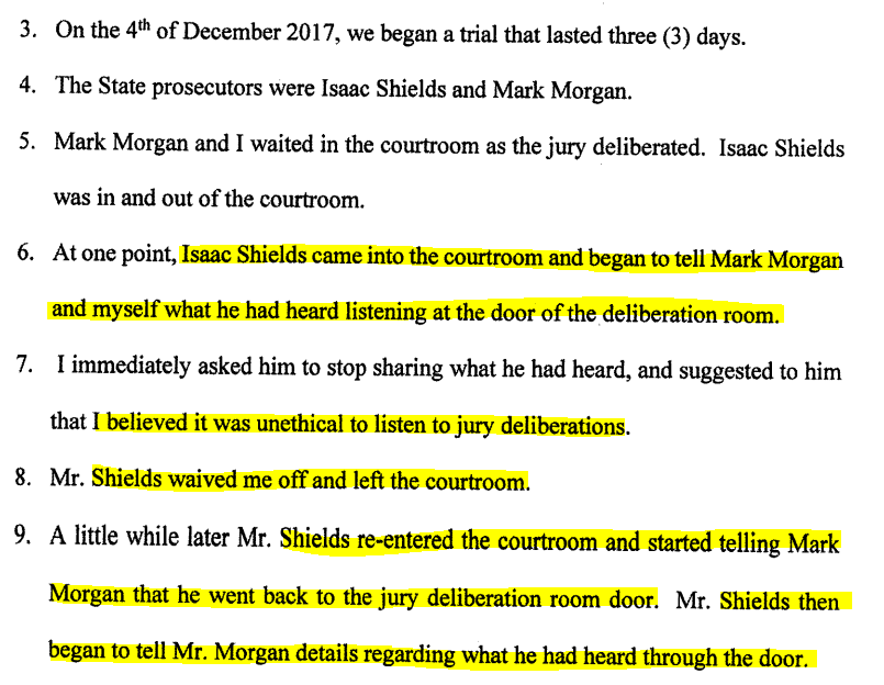 Boeheim Affidavit - Page 1
